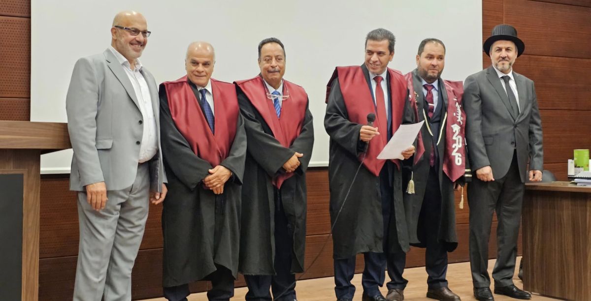 أول مناقشة لرسالة ماجستير ضمن برنامج الدراسات العليا بكلية التقنية الطبية، جامعة طرابلس 2026