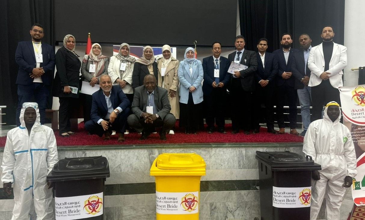 ندوة علمية بعنوان: نفايات طبية بلا مخاطر، مدينة سبها 9 فبراير 2026