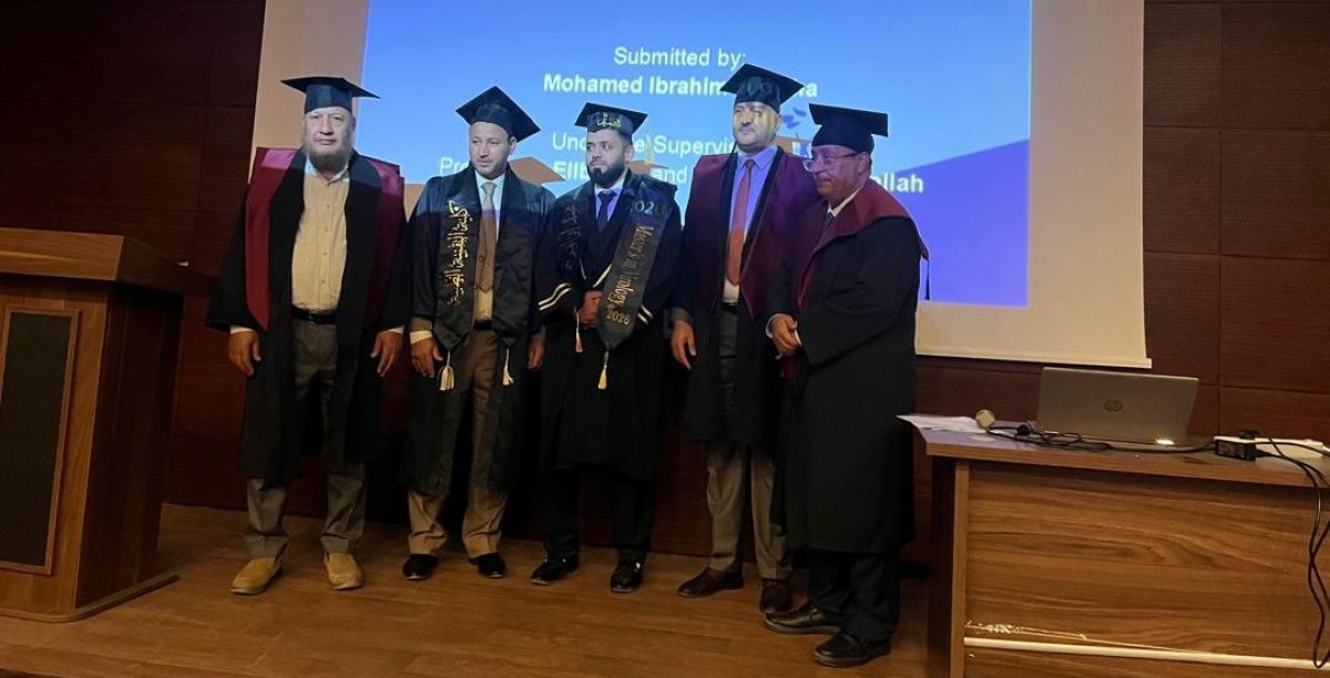 مناقشة رسالة ماجستير حول انتشار فيروس التهاب الكبد (د) بقسم علوم المختبرات الطبية جامعة طرابلس