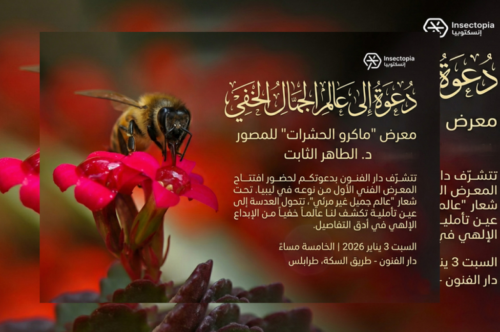 كلمة افتتاح معرض التصوير الفوتوغرافي "ماكرو الحشرات"