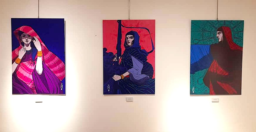 "معرض بكسل" بدار الفنون طرابلس 2026 35 900003