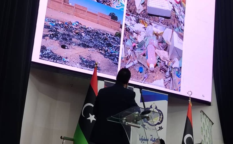 ندوة علمية بعنوان: نفايات طبية بلا مخاطر، مدينة سبها 9 فبراير 2026 7 ورشة سبها 009