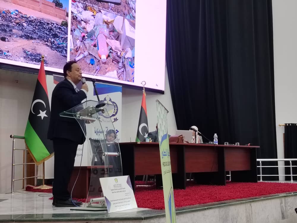 ندوة علمية بعنوان: نفايات طبية بلا مخاطر، مدينة سبها 9 فبراير 2026 10 ورشة سبها 011